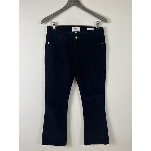 Frame Le Crop Mini Boot Corduroy Pants Women's Size 26x27 - Picture 1 of 6